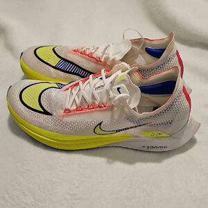 Nike ZoomX Streakfly White and Yellow Shoes Men 12